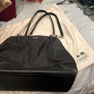 Coach Black Leather Women's Bag